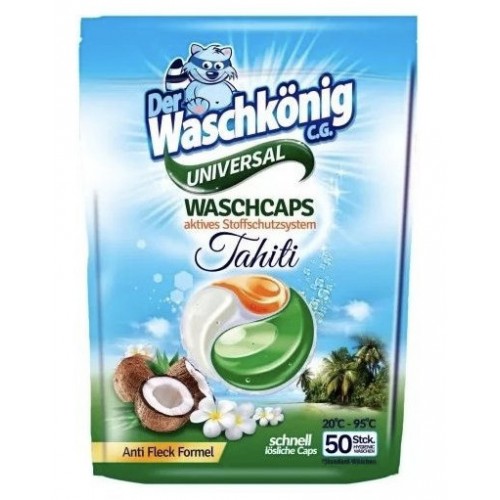 Der Waschkönig Gelové kapsle Universal Tahiti 50 ks