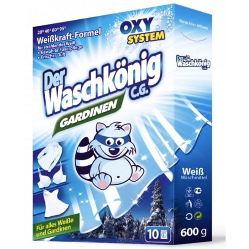 Der Waschkönig Prací prášek Gardinen 600 g
