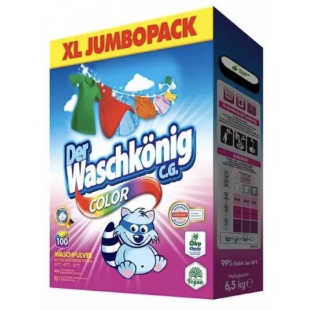 Der Waschkönig Prací prášek Color 100 PD 6 kg