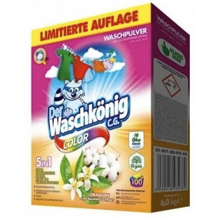 Der Waschkönig Prací prášek Orangen Color 100 PD 6 kg