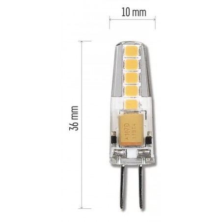 LED žárovka Classic JC / G4 / 1,9 W (21 W) / 200 lm / neutrální bílá