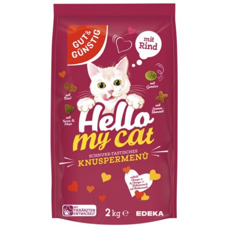 G&G Granule pro kočky, křupavé menu s hovězím masem 2 kg