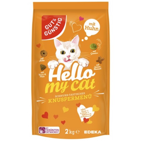 G&G Granule pro kočky křupavé menu s kuřecím masem 2 kg