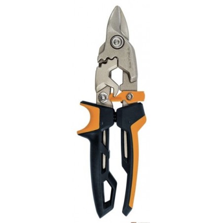 Fiskars nůžky na plech s převodem PowerGear Krátké ostří