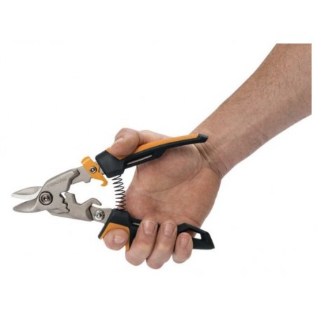 Fiskars nůžky na plech s převodem PowerGear Krátké ostří