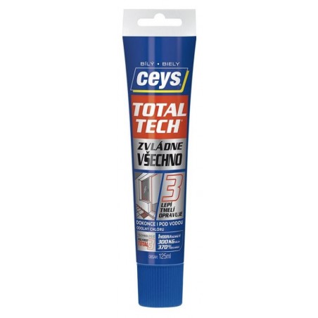 Ceys Lepidlo univerzální a tmel bílé 125 ml, Total-Tech