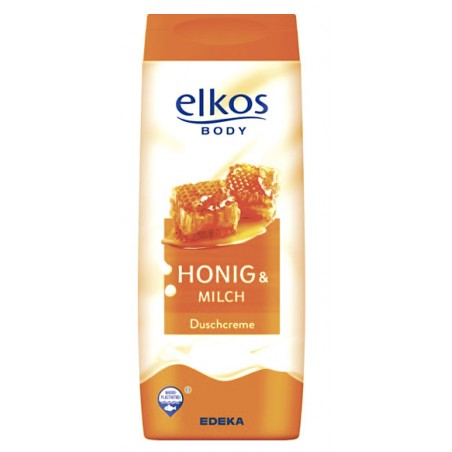 Elkos Mléko & Med sprchový gel 300 ml