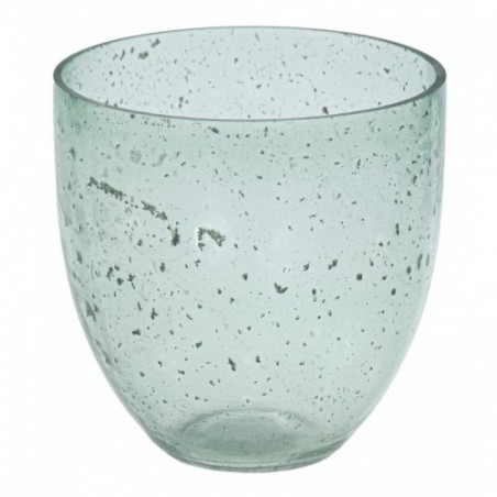 Váza z recyklovaného skla 20 x 20 cm