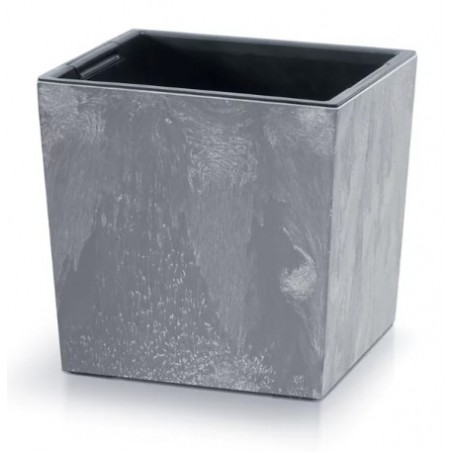 Květináč Urbi Square Low Beton Effect Marengo 30 cm