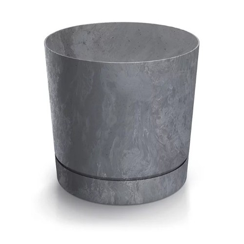 Květináč Tubo P Beton Effect Marengo 29,2 cm