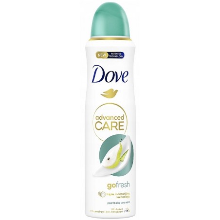 Dove Advanced Care Hruška a Aloe Vera Antiperspirant sprej 150 ml