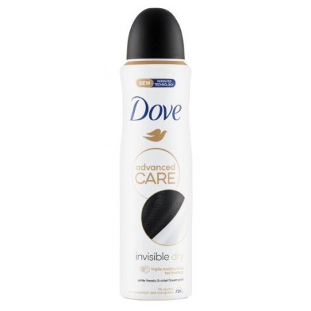 Dove Advanced Invisible Dry Antiperspirant sprej 150 ml