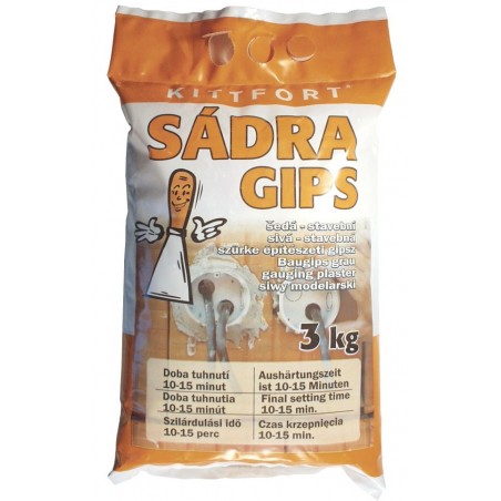 Sádra šedá 3 kg