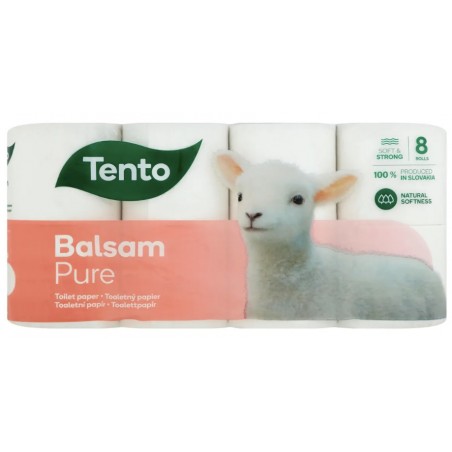 Tento Balsam Pure Toaletní papír 3-vrstvý 8 ks