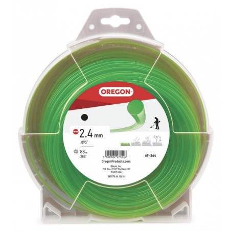 Struna žací Oregon kulatá zelená 3,0 mm x 56 m