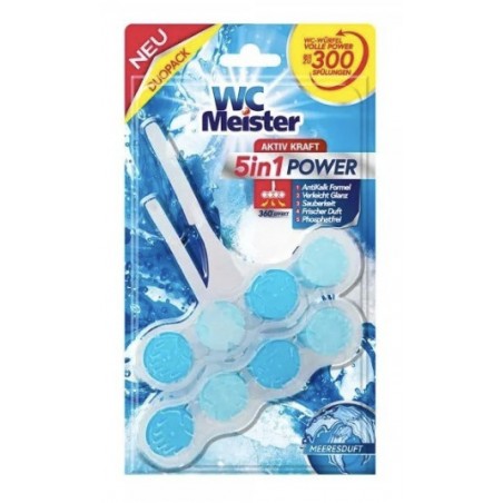 WC Meister Duo Aktiv Kraft 5v1 Závěs Vůně oceánu