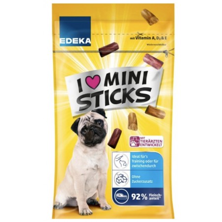 Edeka I love Ministicks Žvýkací pochoutky 60 g