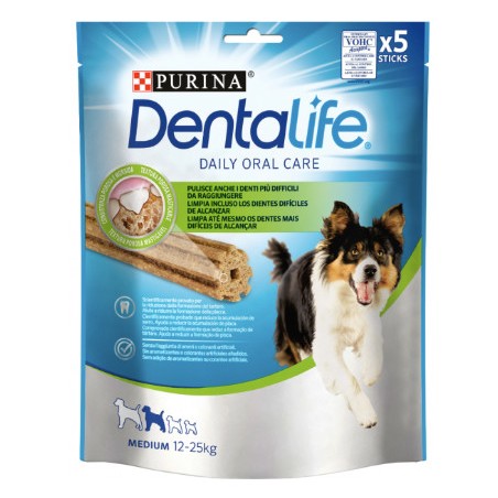 Purina snack Dentalife Bastoncini Dentální snack pro střední plemena psů 115 g