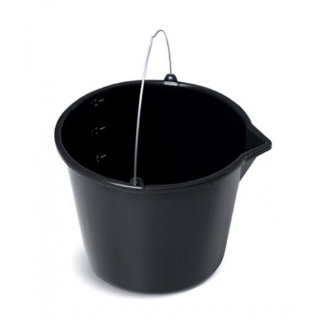 Bucket stavební vědro s nálevkou černé 20 l