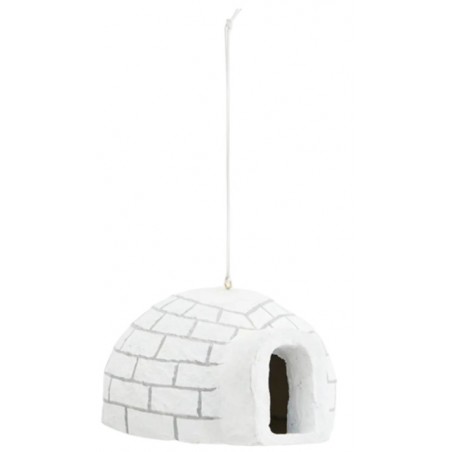 Iglú z recyklovaného papíru 13 x 11,5 x 7 cm