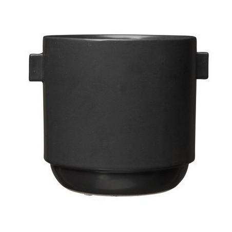 Obal na květiny Rachel černý mat 20 x 17 cm