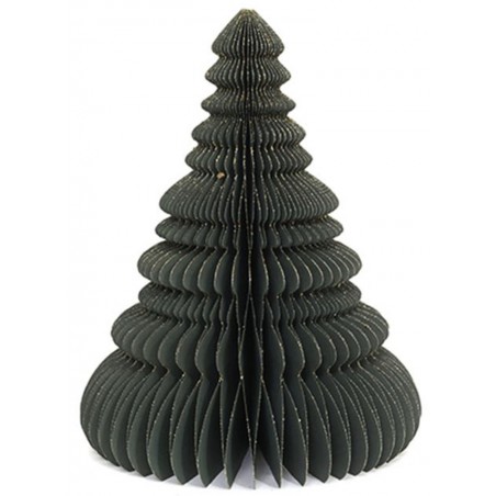 Stromeček papírový Honeycomb Zelený 25 cm