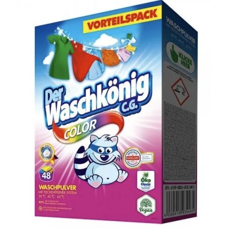Der Waschkönig Prací prášek Color 48 PD 2,88 kg