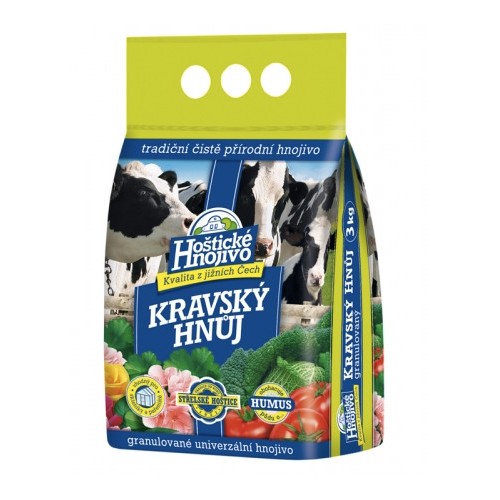 Hnůj kravský Hoštický 3 kg