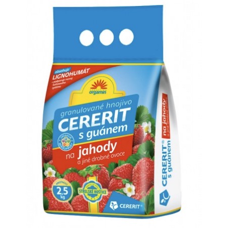 Hnojivo Cererit Orgamin s guánem Jahody a drobné ovoce 2,5 kg