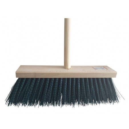 Koště silniční 340 x 70 mm s násadou vlas 11 cm