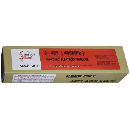 Rutilové elektrody J421 2,0 x 300 2,5 kg