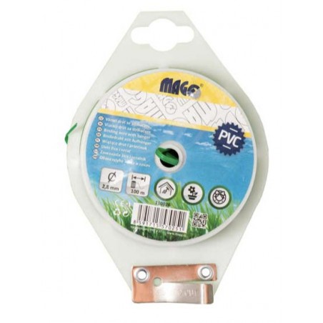 Vázací drát PVC 2,8 mm se střihačem 100 m Magg