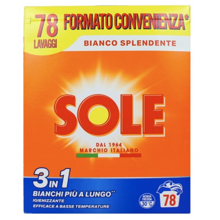 Sole Prací prášek na bílé prádlo 78 PD 3,9 kg